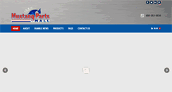 Desktop Screenshot of mustangpartsmall.com